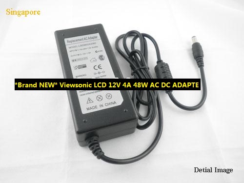 *Brand NEW* Viewsonic LCD 12V 4A 48W AC DC ADAPTE PX191 LCD MONITOR LCP-19W01 POWER SUPPLY - Click Image to Close